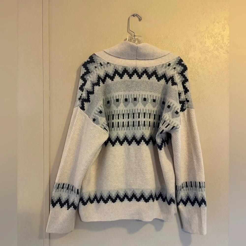 NWT Frye women’s Jacquard cardigan sweater sz M